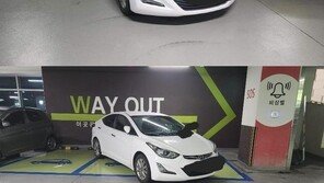 두세 칸 차지해 삐뚤게 주차한 빌런…되레 적반하장