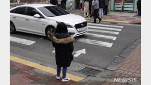 횡단보도 걸친 차량을 주먹으로 ‘퍽’ 흠집…1심 무죄