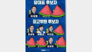 이재명 “‘수박’ 문자폭탄 그만…‘찢’과 똑같은 것”