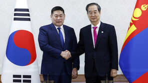 한 총리, 몽골 총리와 회담…“기후 변화 등 협력 방안 적극 추진”