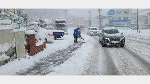 강릉 주문진에 ‘25cm 눈폭탄’