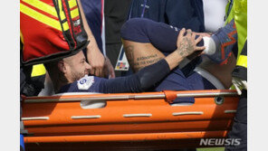 네이마르, 발목 부상…챔스리그 B.뮌헨전 출전 어려워