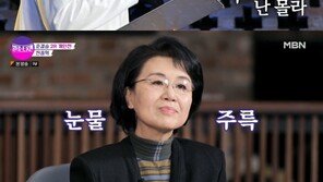 심수봉 “아빠 없이 자랐다” 눈물…‘사랑밖엔 난 몰라’ 비화