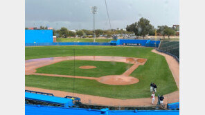 애리조나 투손서 열리려던 KIA-NC 연습경기, 우천 취소