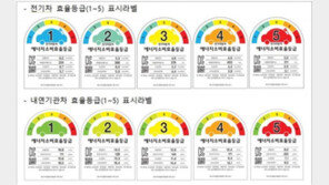 내연기관차 연비처럼…전기차 전비 효율 1~5등급 표시