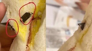 빵에 ‘2㎝ 녹슨 커터칼’ 섬뜩…항의하자 “신제품 시식” 황당 제안