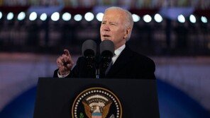 바이든, 푸틴 11차례 언급하며 “비겁한 욕망 실패할 것”