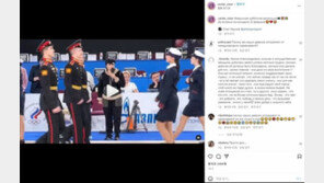 손연재 지도했던 바이너, 러시아軍 열병식 지휘