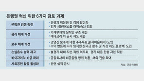 “소규모 특화 ‘챌린저 뱅크’ 검토”… 은행 과점체제 대수술 예고