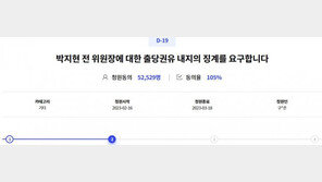 “박지현 나가라” 출당청원 결국 5만 넘겨…민주당 답변 받는다