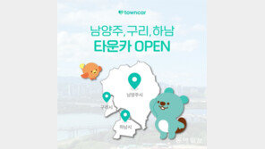 차량 공유 플랫폼 ‘타운카’ 서비스 범위 확대