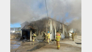 정읍 북면 전기설비보관 창고서 불…1300만 원 피해