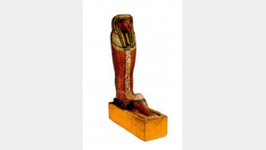 ‘이집트 미라전’…오시리스의 형상을 한 호르의 파피루스 용기