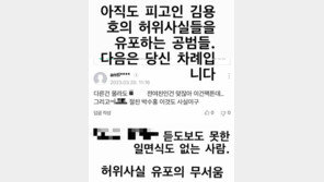 박수홍 아내 김다예 “허위사실 유포하는 공범, 다음은 당신차례”