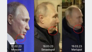 마리우폴 전격 방문 푸틴 대통령은 가짜?…‘대역’ 의혹 일파만파