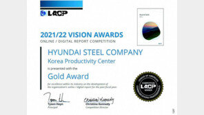 국제 ‘지속가능경영 보고서 대회’ 2년 연속 금상