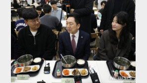김기현, 경희대서 ‘천원아침밥’ 먹고 “예산 지원 확대할 것”