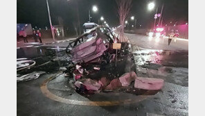 “차에 갇힌 운전자 구하자 곧 벤츠 폭발”…위험 무릅쓴 버스기사들