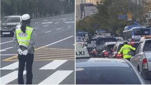 ‘교통 지옥’인데 여성경찰 뒷짐?…“역할 분담” 갑론을박