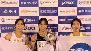 쌍둥이 스프린터 김다은, 실업육상경기대회 100m 1위…11초95