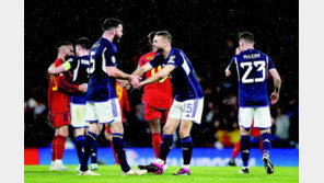 스코틀랜드, 39년만에 스페인 꺾어 ‘이변 연출’ 