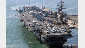 한미일, 오늘부터 항모 동원 해상훈련…대북 경고 메시지