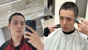 몬스타엑스 민혁, 오늘 현역 입대…삭발 사진 공개