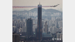 블랙이글스, 여의도 봄꽃축제 축하 비행 