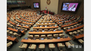 대정부질문 마지막날 출석의원 96명, 4시간뒤 자리엔 33명뿐 