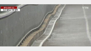 “여기도 기울어져 있어요”…정자교·불정교 이어 수내교 보행로 통제