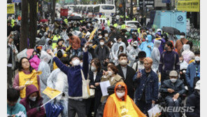 전장연 “1호선 시청역 지하철 행동 5월 초까지 유보”