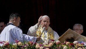 부활절 교황, 러시아 침략자 언급없이 “우크라 국민의 평화” 기도