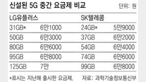 LGU+, 5G 중간요금제 오늘 출시… KT도 곧 신설 