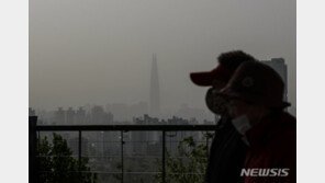 중국 수도 베이징 포함 17개 성에 황사 경보