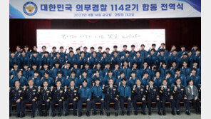 의경 41년 만에 역사 속으로… ‘마지막 의경’ 전역식