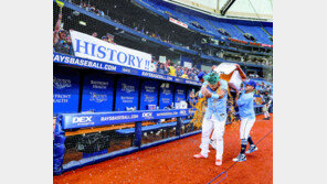 탬파베이 개막 13연승… ML 새 역사 한 걸음 남았다