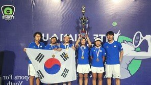 한국 U-14 테니스, 아시아 챔피언십 종합 우승 달성