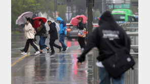 전국 강풍 동반 봄비…서울 8~16도, 부산 12~18도