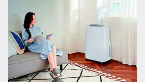 LG전자, 소형 이동식 에어컨 출시… “56cm 높이 창문에도 설치 가능”