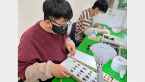 발달장애 곤충선별사 “매주 1만마리 분류” 