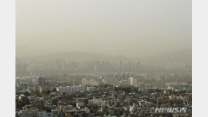 주말 내내 황사 영향권…다음주초 전국에 비소식