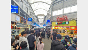 산불 피해 강릉에도 모처럼 관광객 북적…복구 한창 경포대는 한적