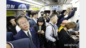 이재명 ‘지옥철’ 김포골드라인에 “수도권 서부 교통문제 완화 노력”