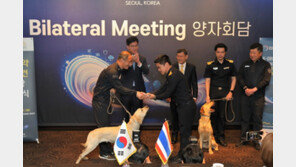 한국 마약 탐지견 동남아서 활동…태국에 2마리 기증
