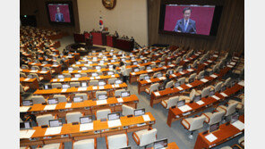 ‘공영방송 지배구조 변경’ 방송3법, 與 퇴장 속 野 주도 본회의 부의