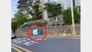 등굣길 굴러온 1.5t 낙하물에 10세 초등생 참변