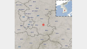 충북 옥천서 규모 3.1 지진…올해 육상지진 중 가장 큰 규모
