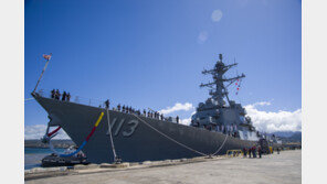 北 ‘위성 발사’ 예고 속 美이지스함 ‘존 핀’ 한반도 전개