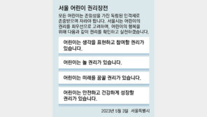 서울시 “어린이 놀 권리 보장하겠다”