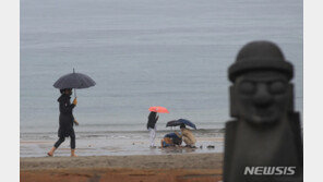 강한 비바람 몰아치는 제주, 어린이날 행사 줄줄이 차질